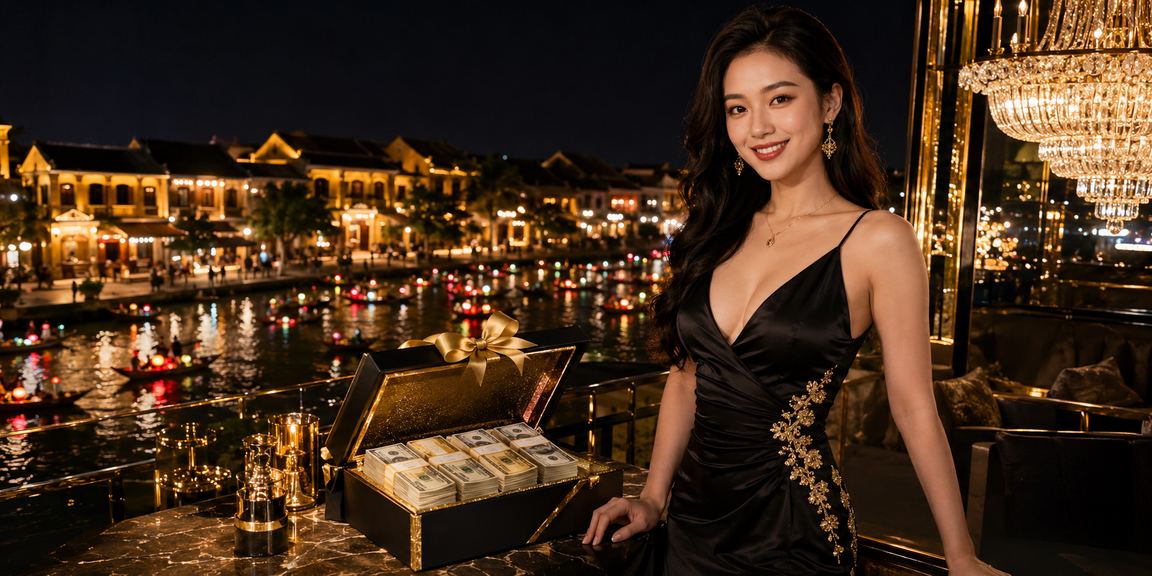 Khung cảnh người chơi cá cược tại Hội An